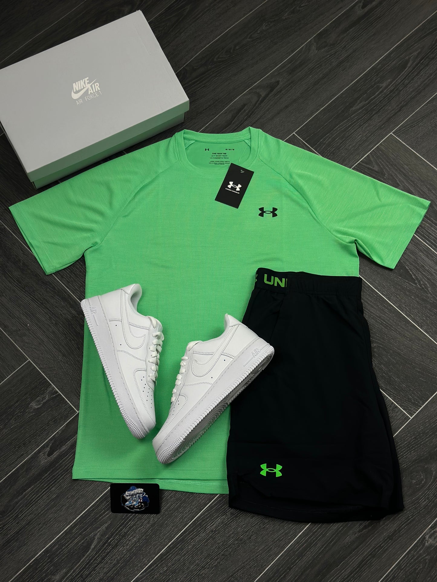 Under Armour Tech Set Black/Green