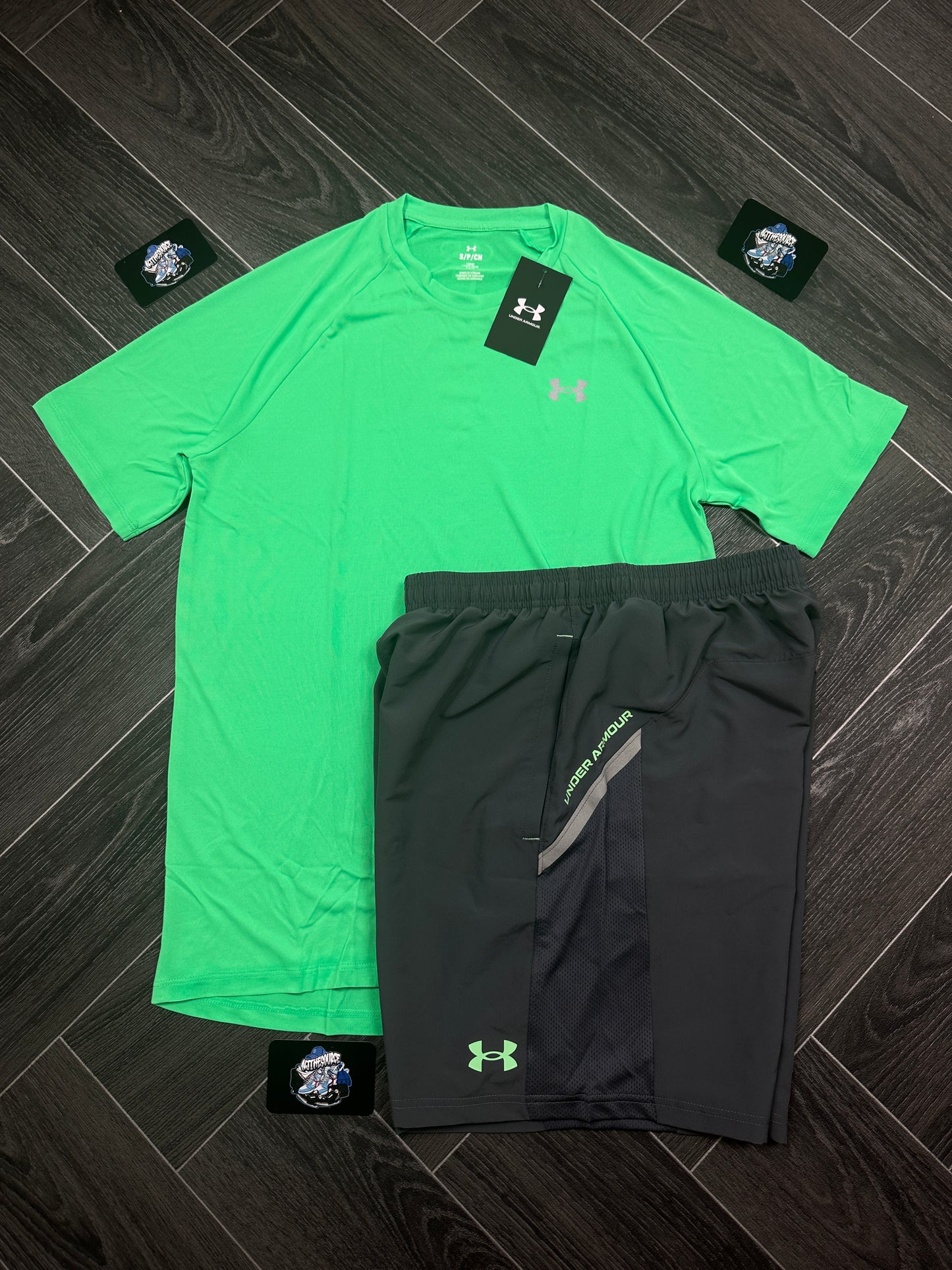 Under Armour Tech Set Green/Grey